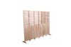 Natural Wood Folding Room Divider