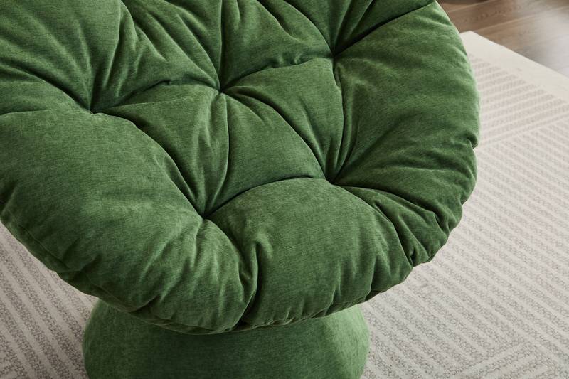 Cozy Swivel Papasan Chair