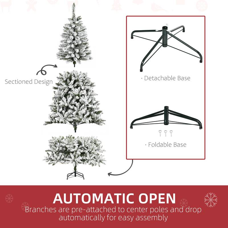 Frosted Pine Christmas Tree