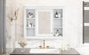 Stylish Wall-Mounted Bathroom Mirror Cabinet with Shelves