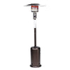 Mocha Outdoor Propane Patio Heater with Wheels