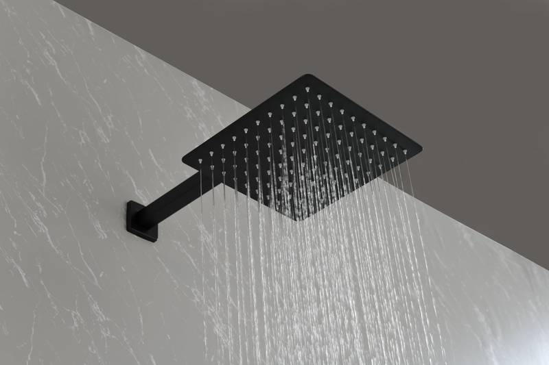 Luxurious Black Rain Shower Set