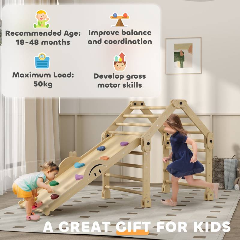Adventure Playset: Colorful Indoor Climbing Fun for Toddlers
