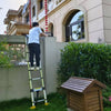 Versatile Telescopic Ladder with Rotating Stabilizer and Magnetic Tool Holder