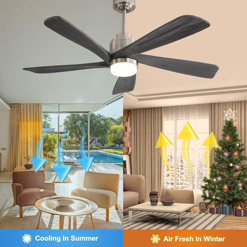 Elegant Smart Ceiling Fan with LED Light & Remote Control