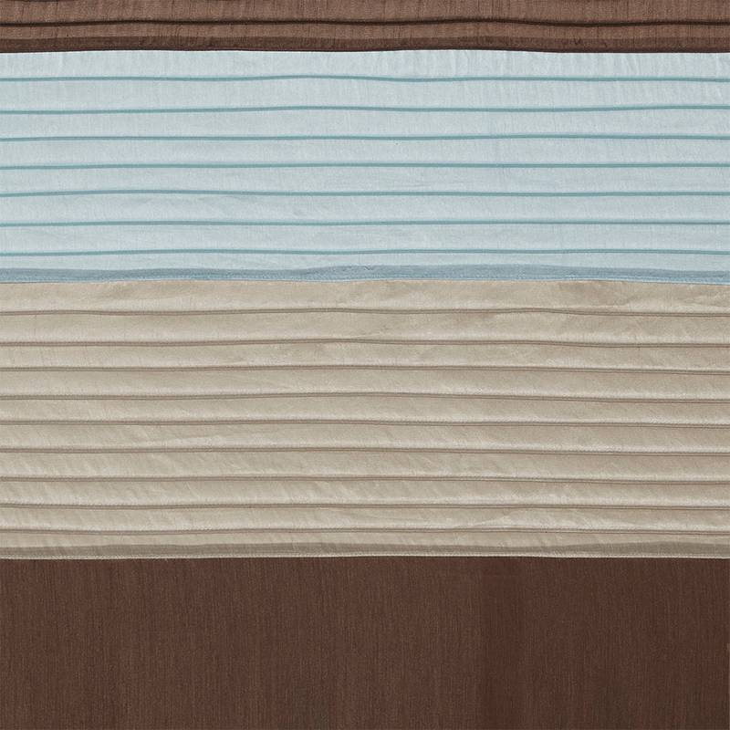 Elegant Silk-Like Shower Curtain