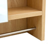 Stylish Wall-Mounted Bathroom Cabinet with Towel Rack and Shelves