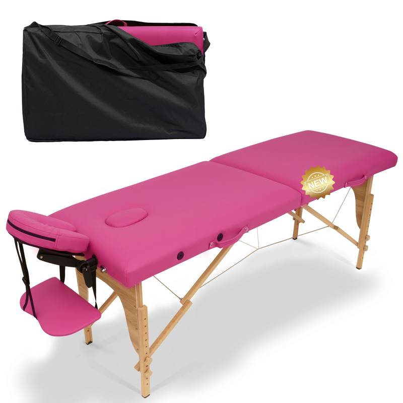 Travel-Friendly Spa Massage Table with Adjustable Height