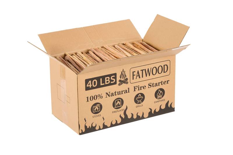 Nature’s Firestarter Sticks - Pure Pine Kindling for Campfires and Grills