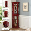 Luminous Corner Curio Cabinet