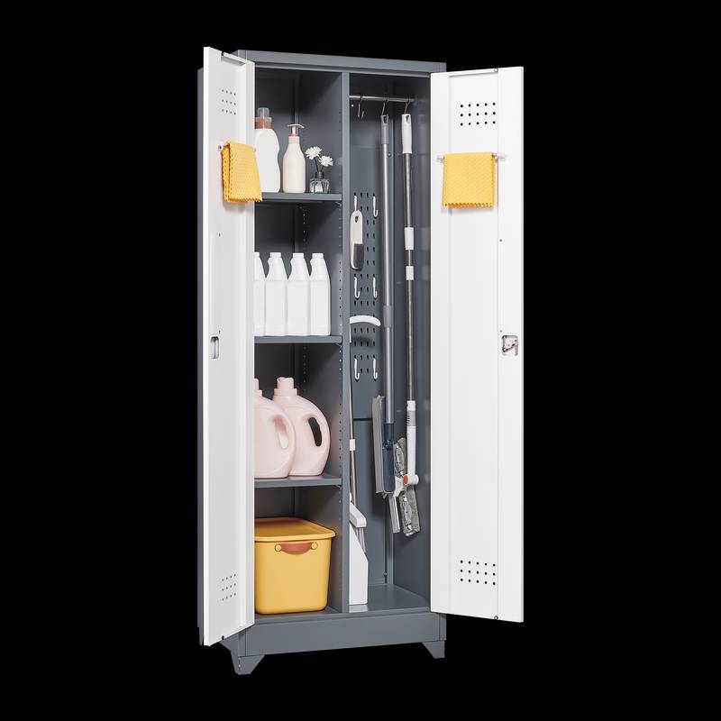Versatile Tool & Cleaning Cabinet