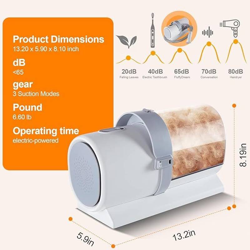 Pet Grooming Magic: Powerful Vacuum & Grooming Kit for Happy Pups and Kitties
