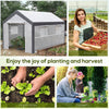 SunnyGrow Walk-In Greenhouse - Your Outdoor Plant Paradise