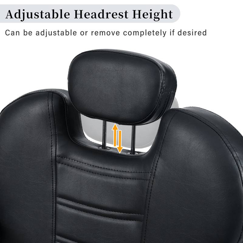 Ultimate Comfort Barber Chair - Stylish & Versatile Salon Seat