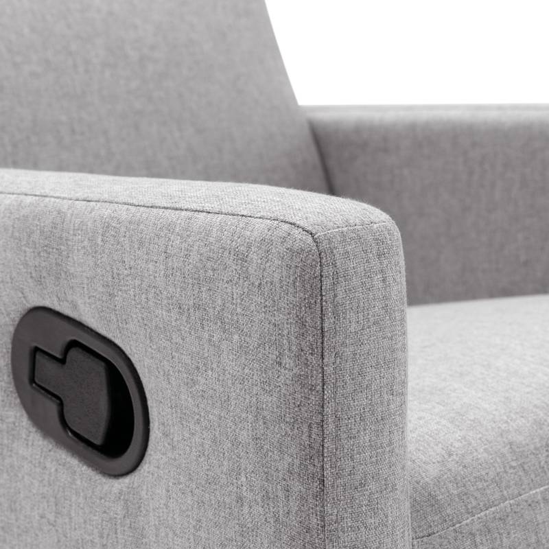 Cozy Gray Rocking Nursery Chair