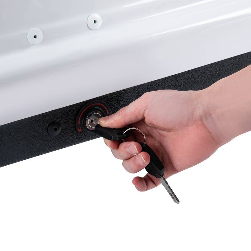 VISRACK Secure Roof Cargo Box - Tool-Free Installation, Spacious & Sturdy