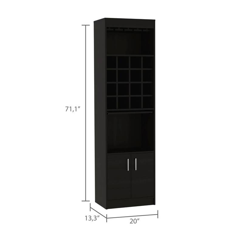 Kava Wine & Snack Cabinet