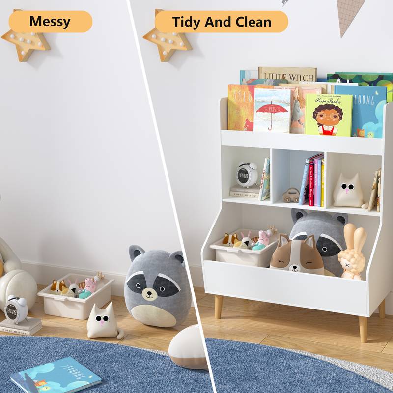 Cozy Kids Toy & Book Organizer