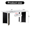 Chic Marble-Look Dining Table