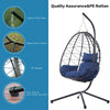Cozy Swing Egg Chair with Stand for Indoor and Outdoor Relaxation