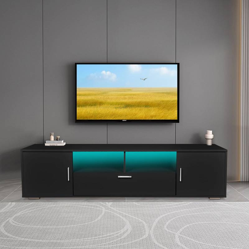 LED Glow TV Stand: Stylish Storage for Gaming and Living Rooms
