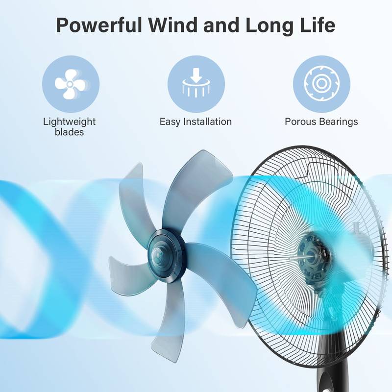 Breeze Buddy: Adjustable Oscillating Pedestal Fan Duo