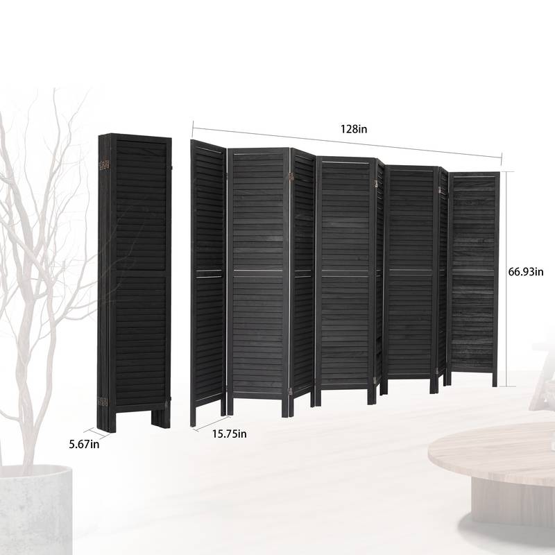 Chic Privacy Folding Room Divider