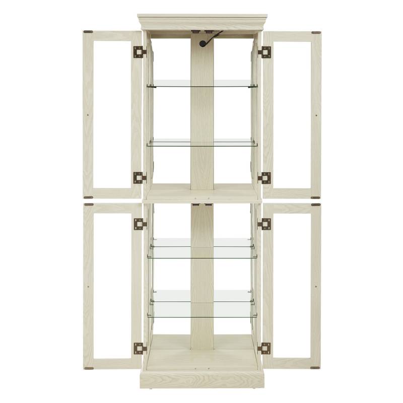 Elegant Glass Display Cabinet with Lights