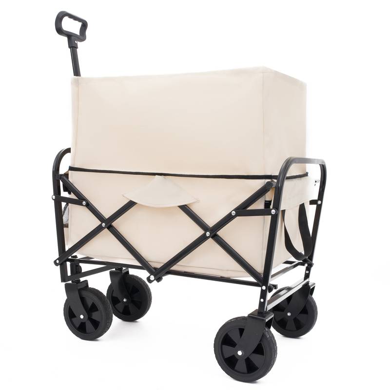 Versatile Collapsible Beach Wagon with Liner Bags