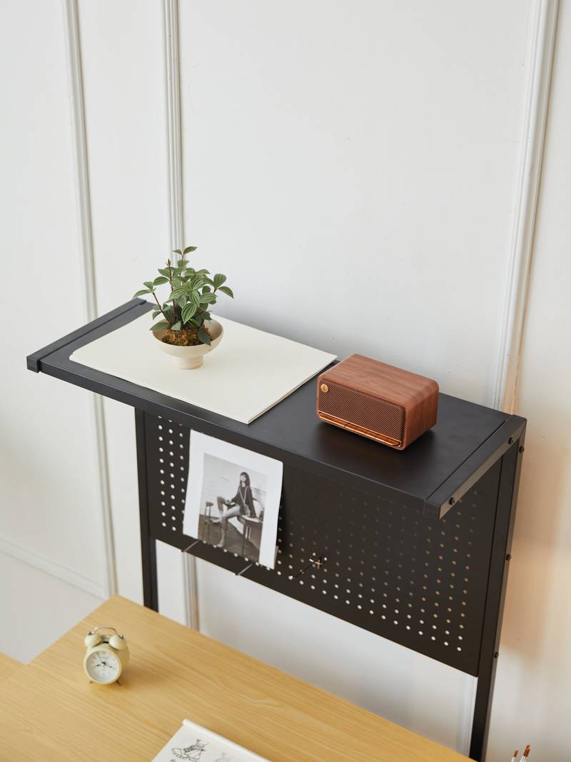 Versatile Drafting Desk with Perforated Panel