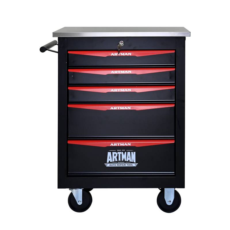 Rolling Tool Cart with Stainless Steel Top – Smart Storage for Garage & Workshop