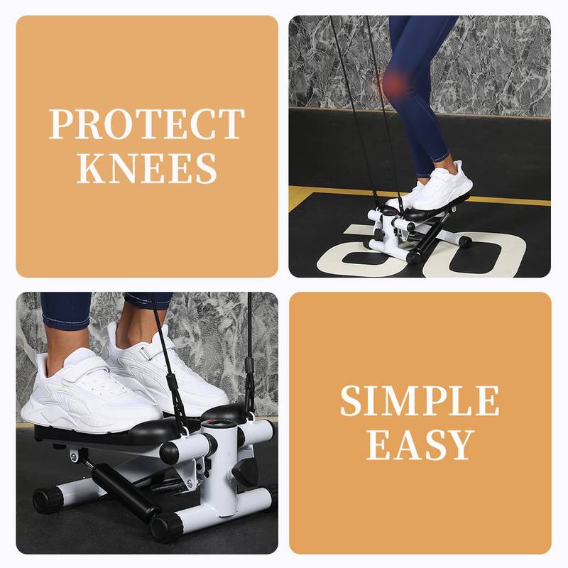 FitStepper Pro: Full Body Home Workout with Resistance Bands