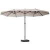 Sunny Shade Double-Sided Patio Umbrella