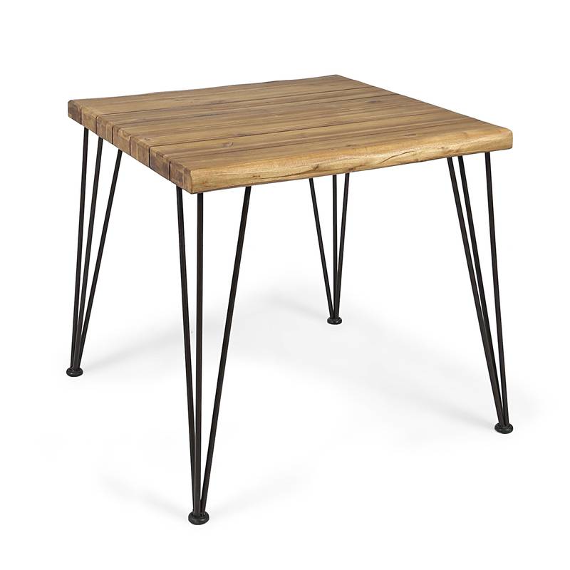 Zion Wood & Metal Blend Table