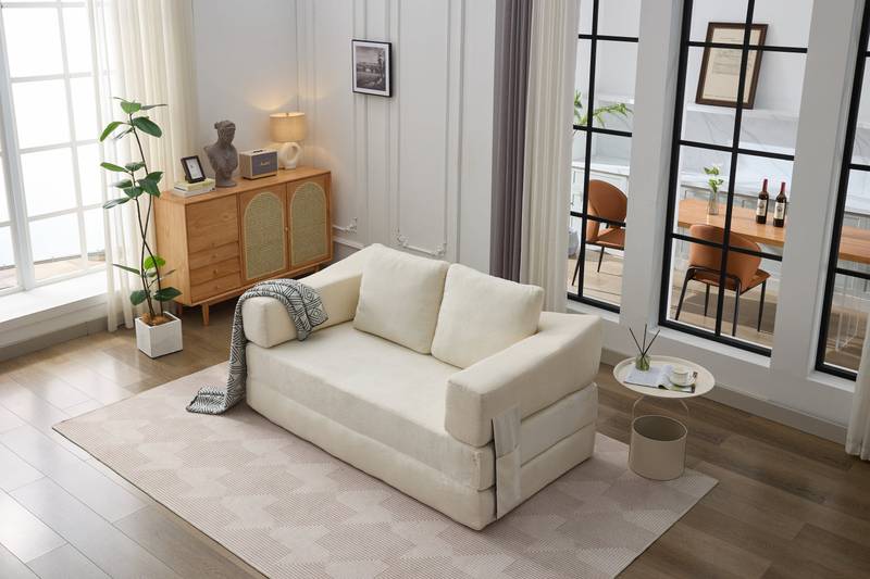 Chic Convertible Sofa Bed & Floor Couch