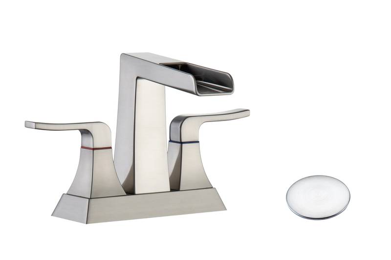 Brushed Nickel Bathroom Faucet