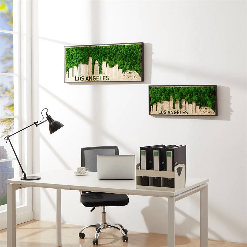 LA Moss Wall Art