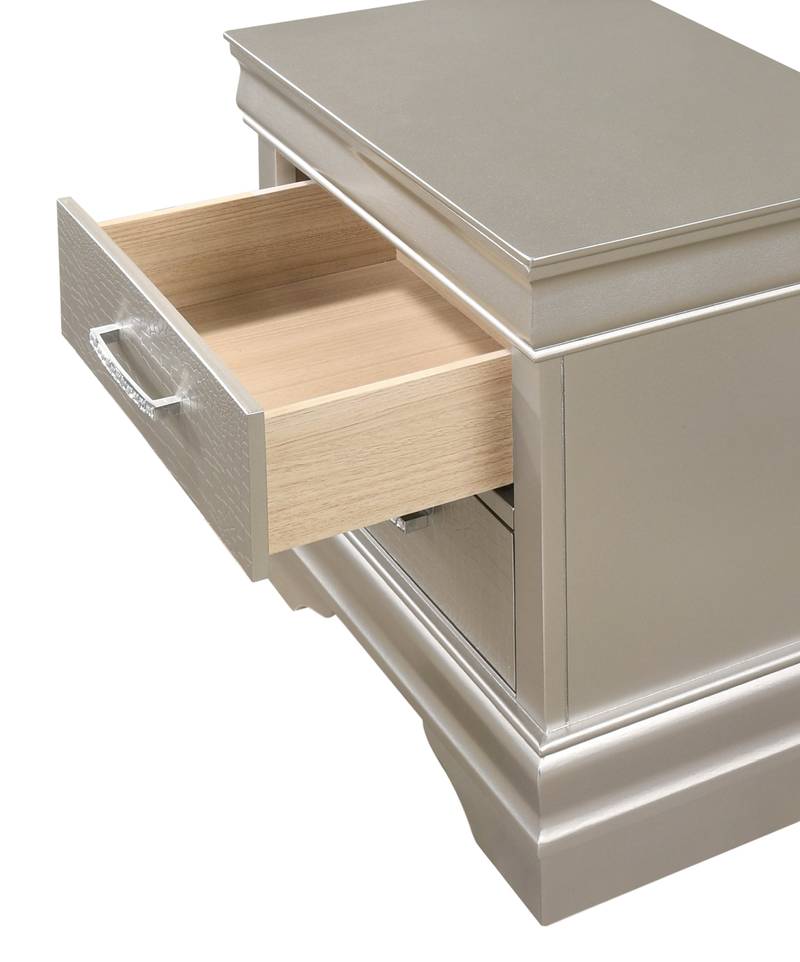 Amalia Gray Nightstand Delight