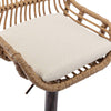 Chic Adjustable Bar Stools - Set of Two in Beige