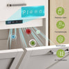 Sleek White Trash Cabinet with Easy Installation and Odor Control