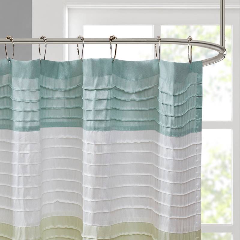 Elegant Silk Feel Shower Curtain