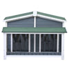 Cozy Cabin Dog House with Porch