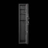 Black Steel Gun Safe with LED Lights & Removable Shelf