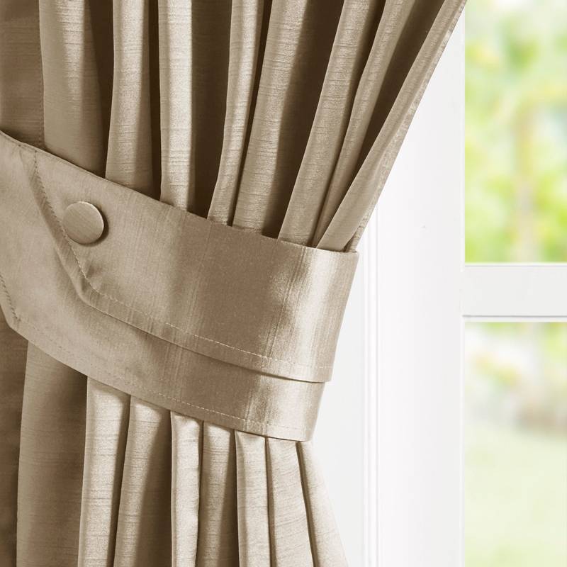 Charming Pleat Curtain Panel with Tieback