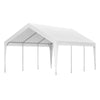 All-Weather Steel Carport Canopy with Removable Walls