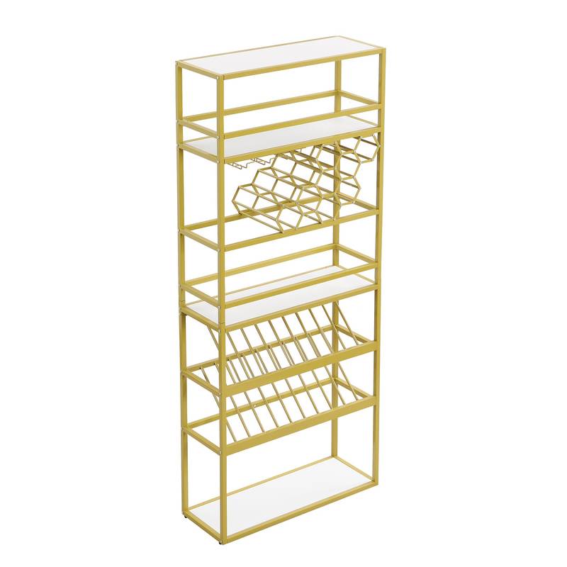 Chic LED Wine Tower Cabinet