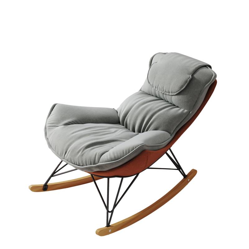 Cozy Rocking Chair - Light Green Luxe Comfort