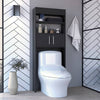 Stylish Over-the-Toilet Storage Cabinet with Double Doors