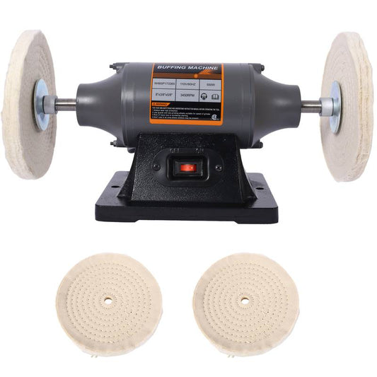 Power Buff Pro: Versatile Bench Polisher for Metal, Wood, and More