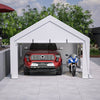 All-Weather Steel Carport Canopy with Removable Walls